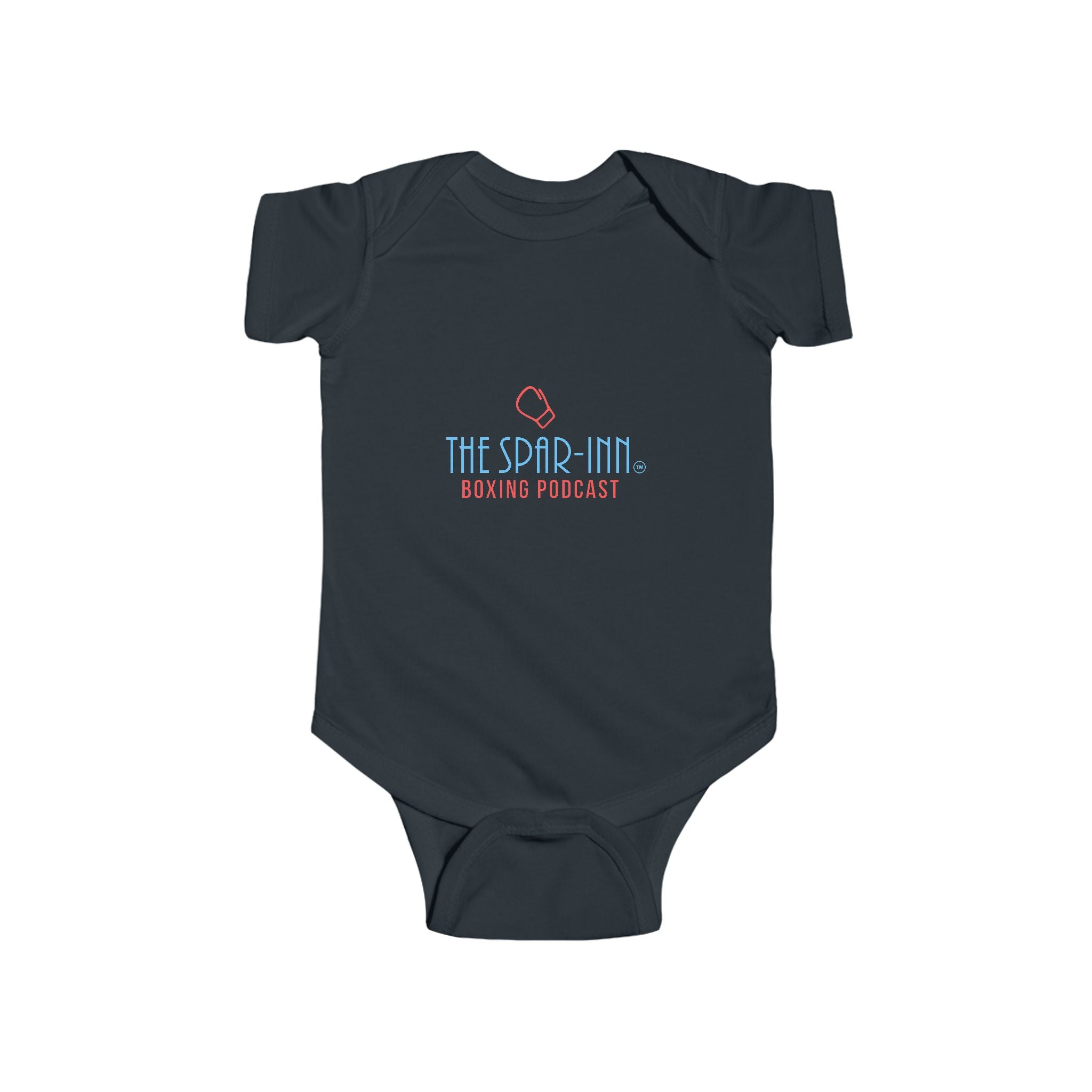 Infant Bodysuit — “The Spar-Inn” Boxing Podcast Logo Baby Onesie